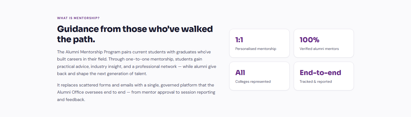 What is mentorship: guidance from those who have walked the path